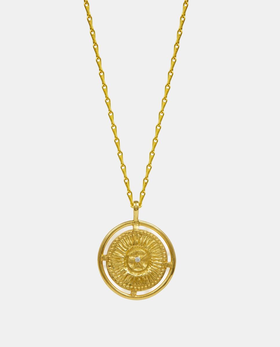 Collar Dioni Monedas - Moliane - Dorado Dorado-2