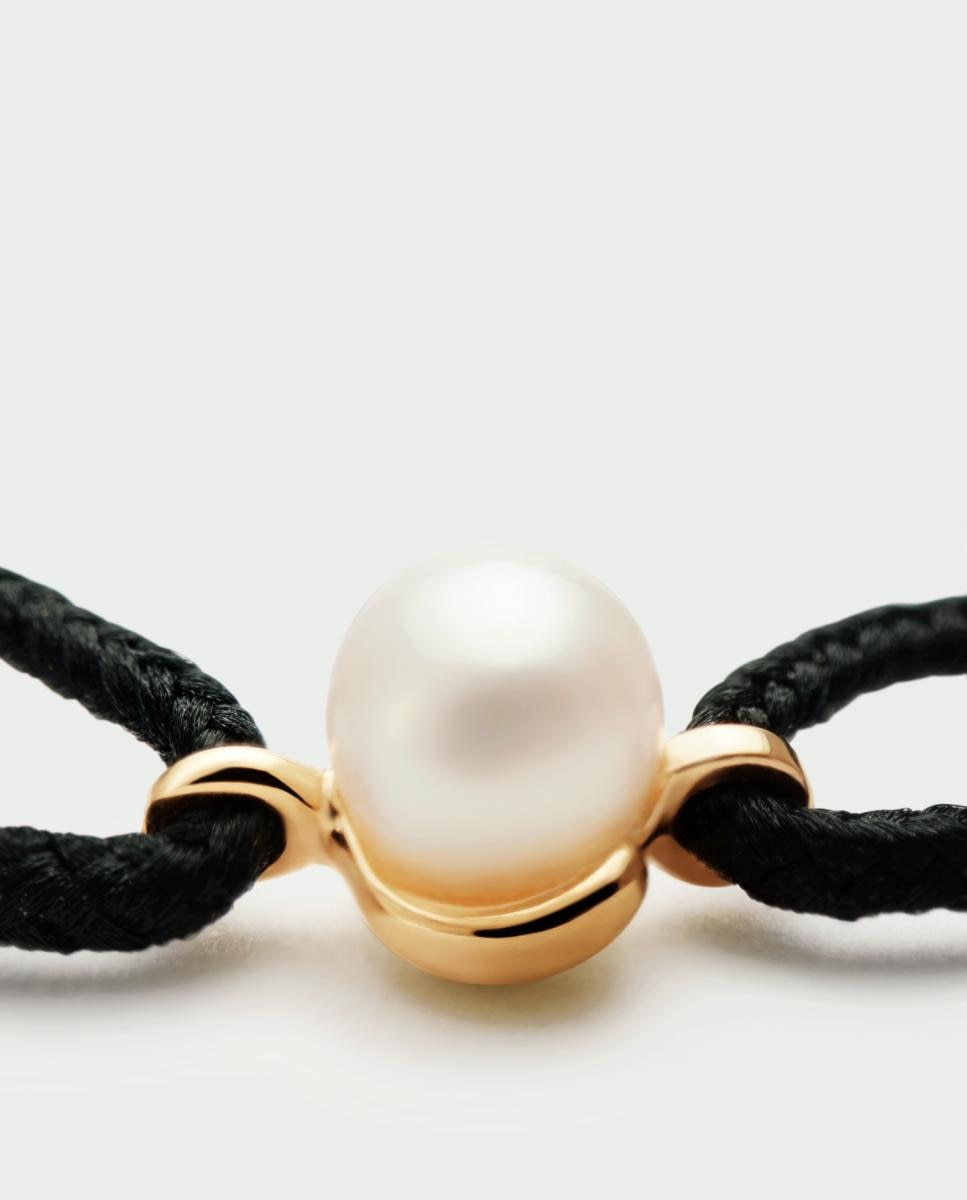 Pulsera The Moment dorada con perla - PDPAOLA - Blanco Blanco-2