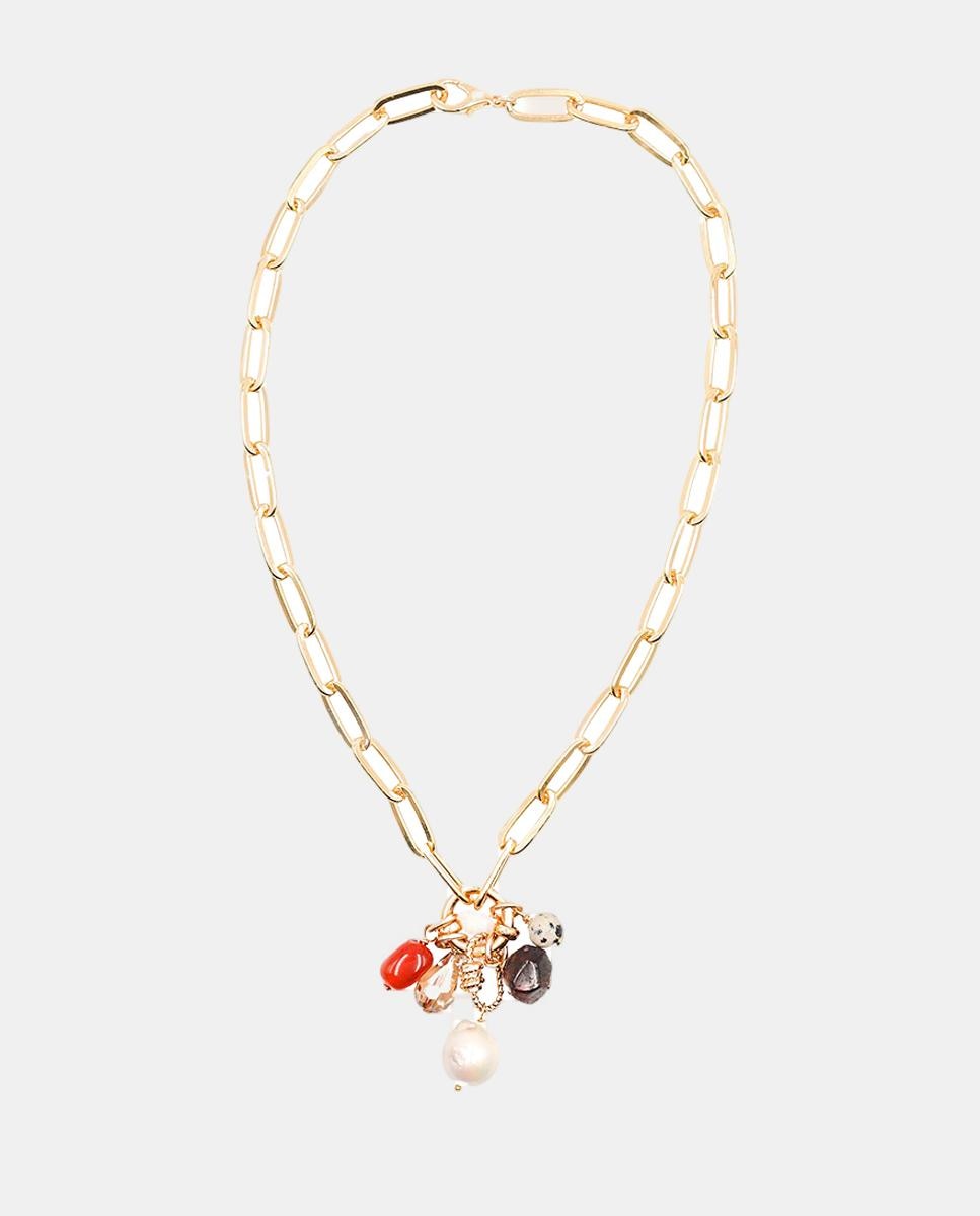 Imagen 0 de Collar Issoa tierra con cadena Dorado