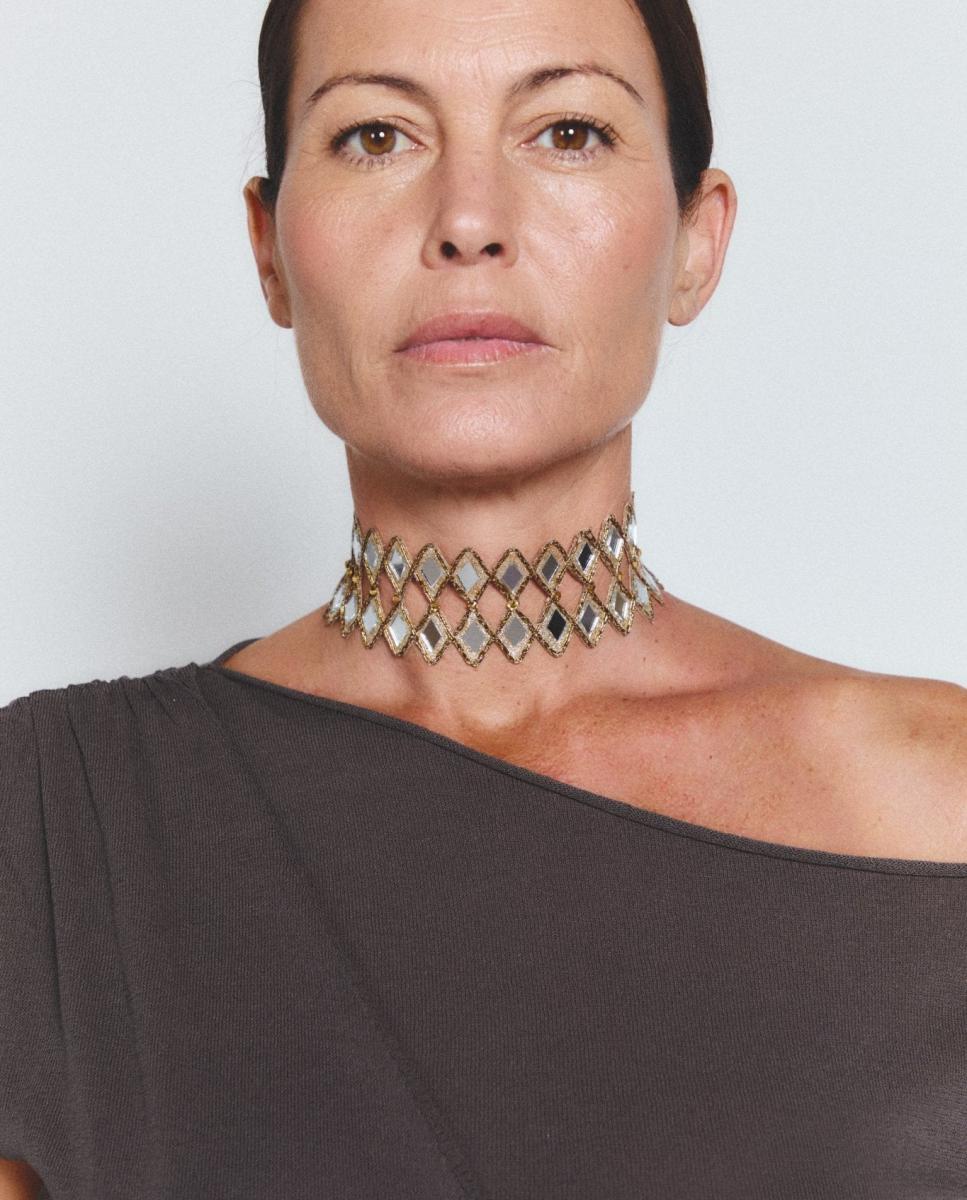 Choker rayo oro - SACH Atelier - Dorado Dorado-5