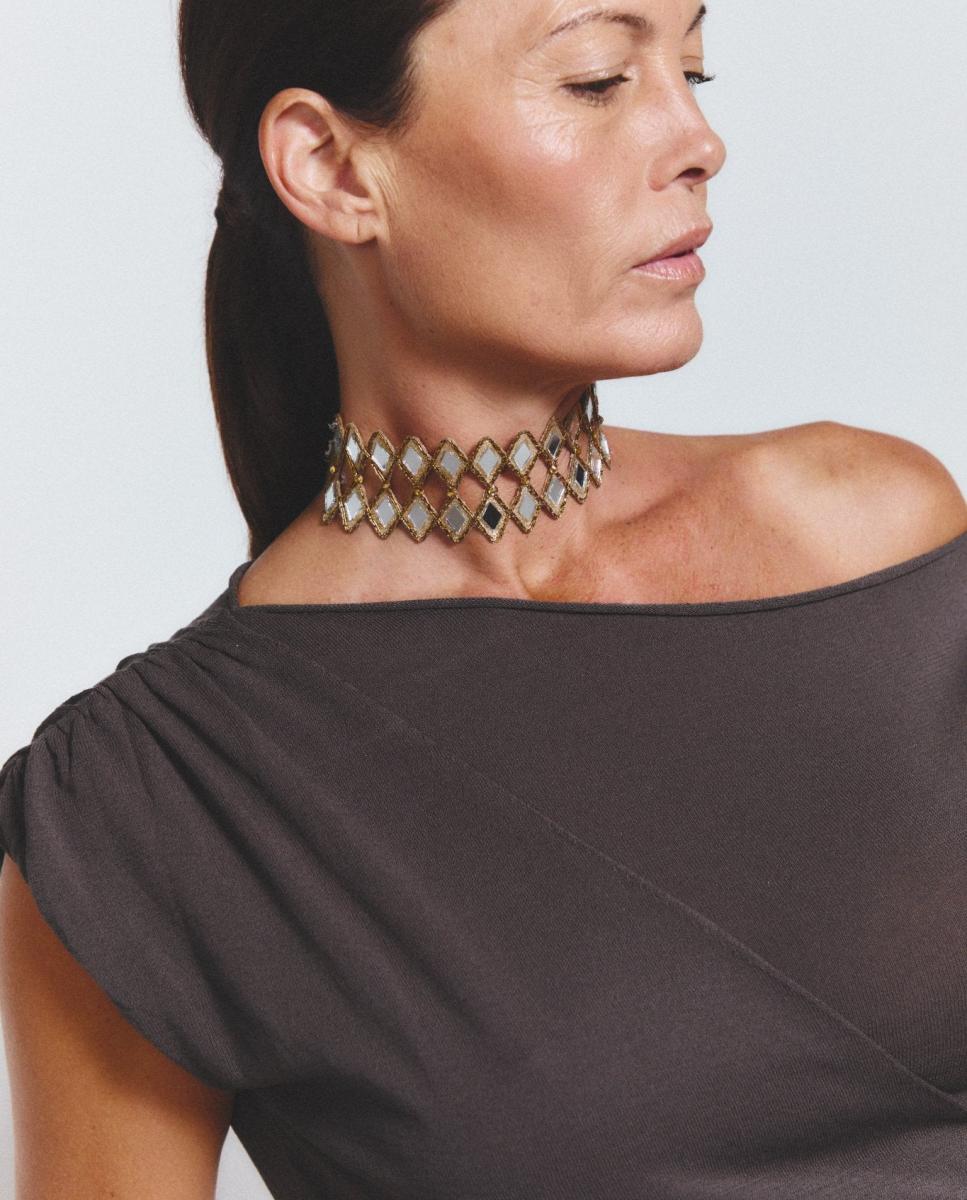 Choker rayo oro - SACH Atelier - Dorado Dorado-6