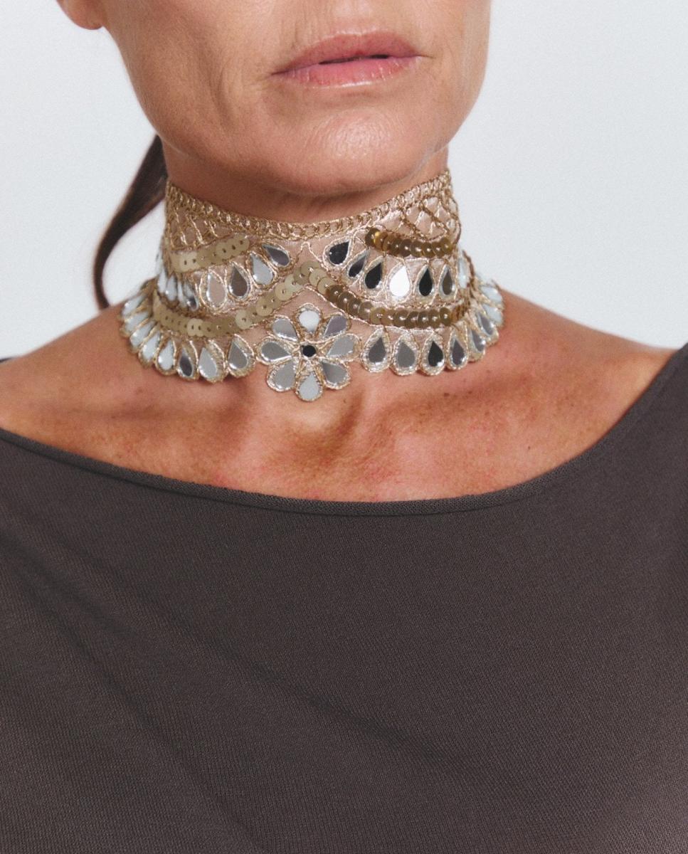 Imagen 8 de Choker tormenta - SACH Atelier - Dorado Dorado