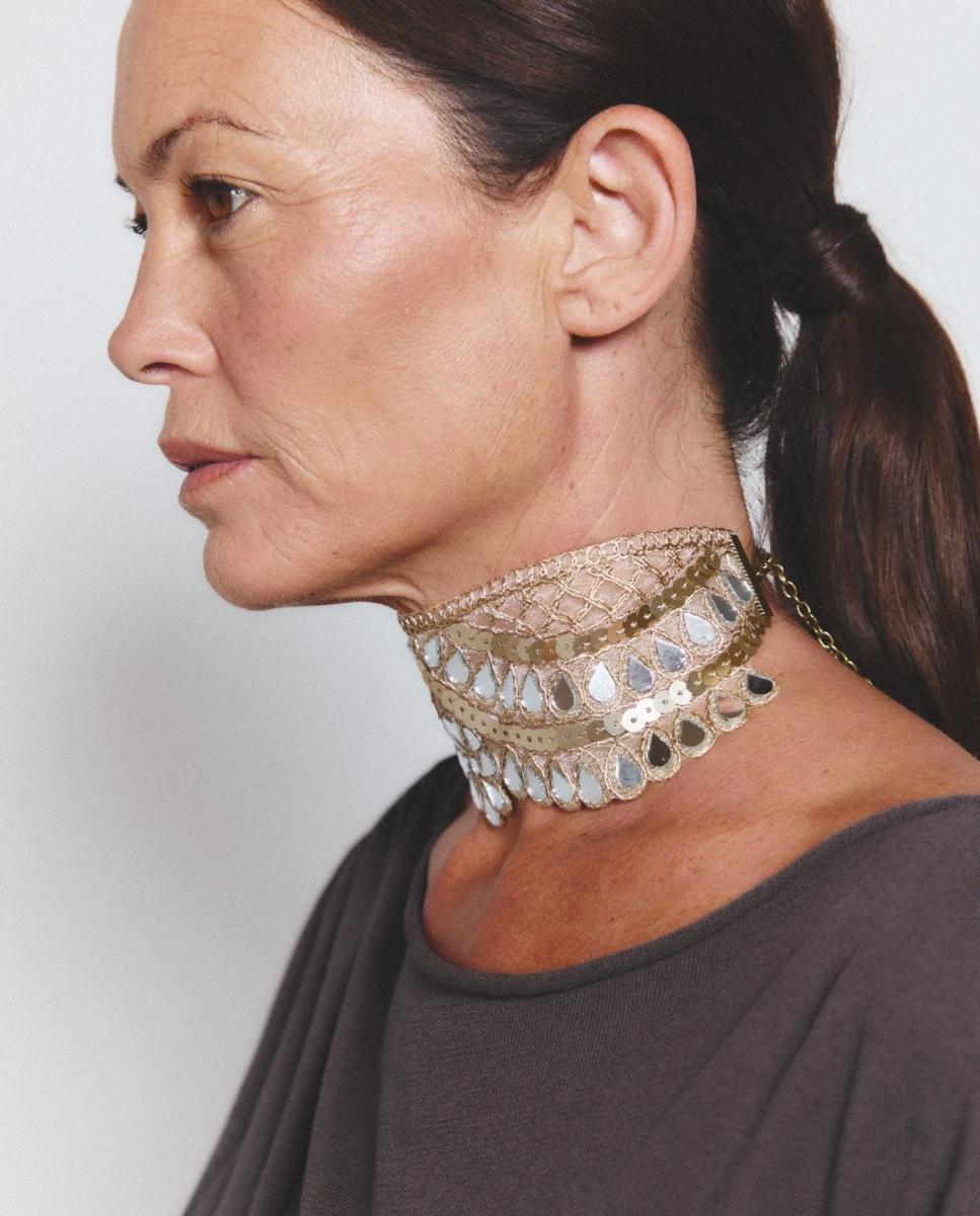 Imagen 9 de Choker tormenta - SACH Atelier - Dorado Dorado