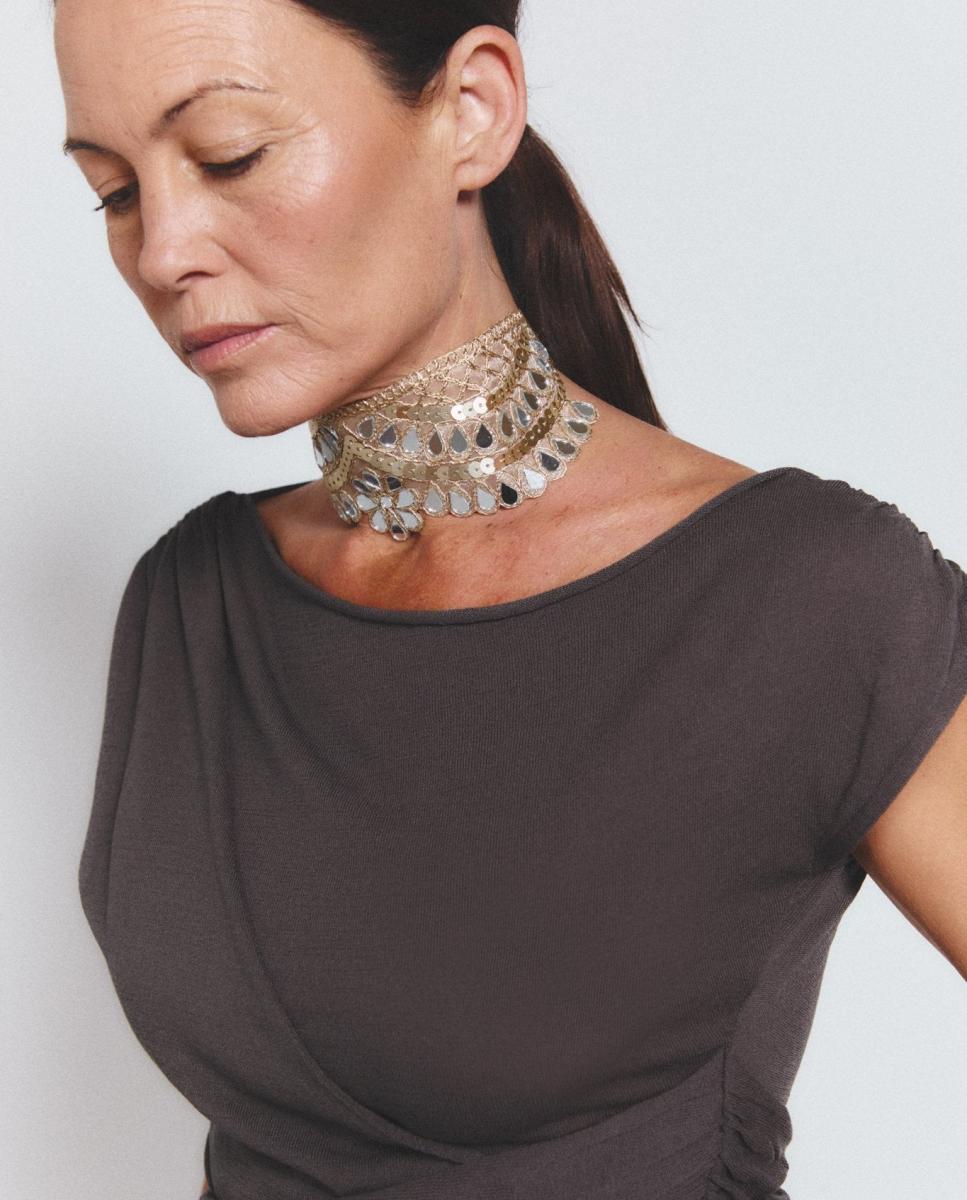Imagen 10 de Choker tormenta - SACH Atelier - Dorado Dorado