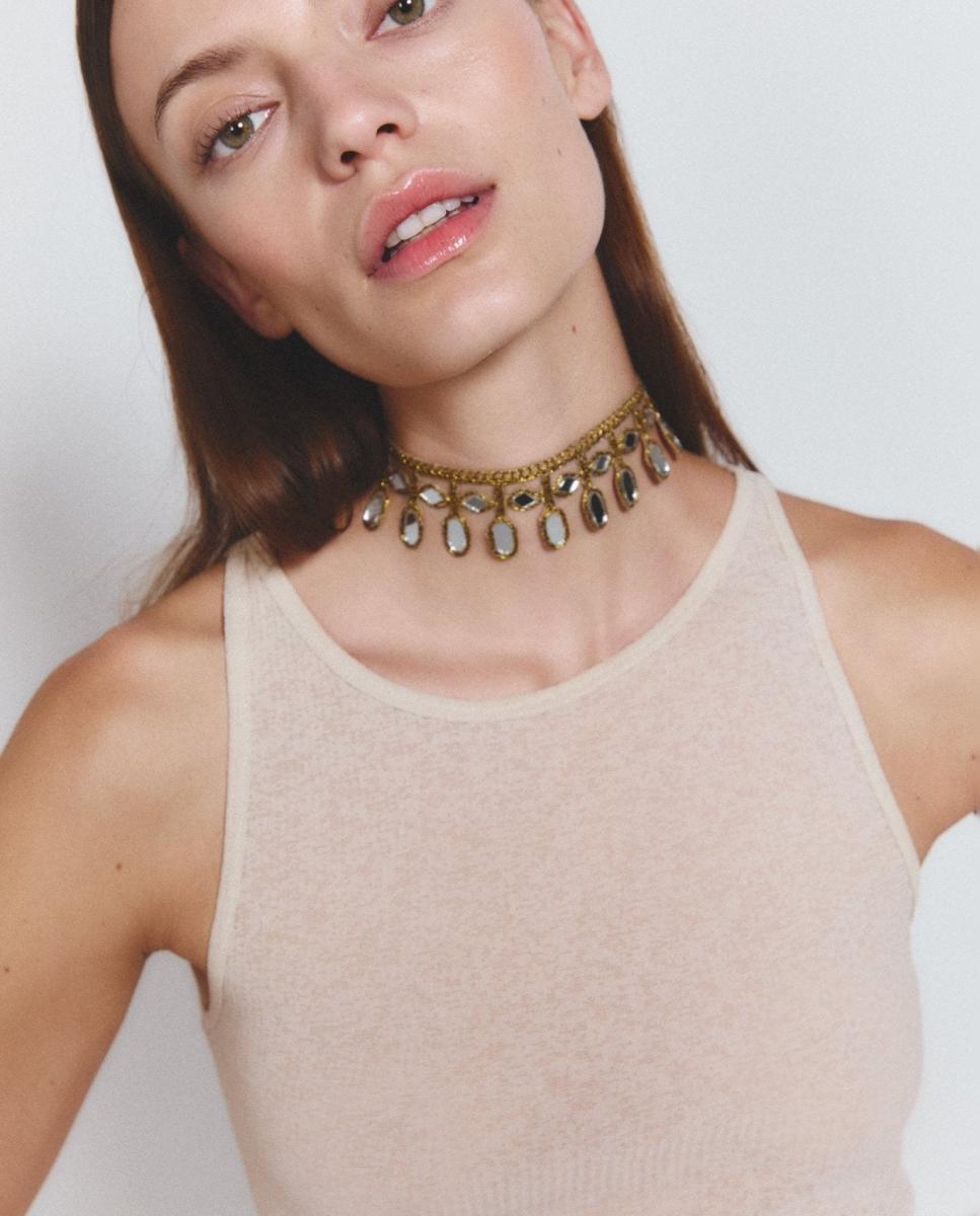 Choker trueno - SACH Atelier - Dorado Dorado-6