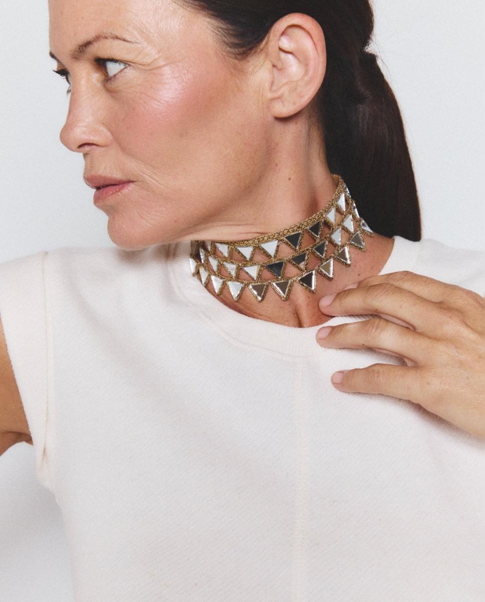 Choker escama oro - SACH Atelier - Dorado Dorado-2