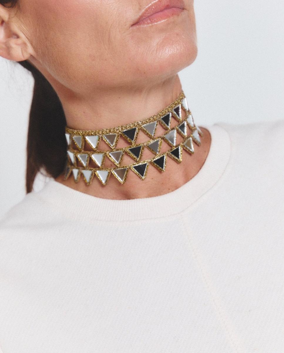 Choker escama oro - SACH Atelier - Dorado Dorado-4