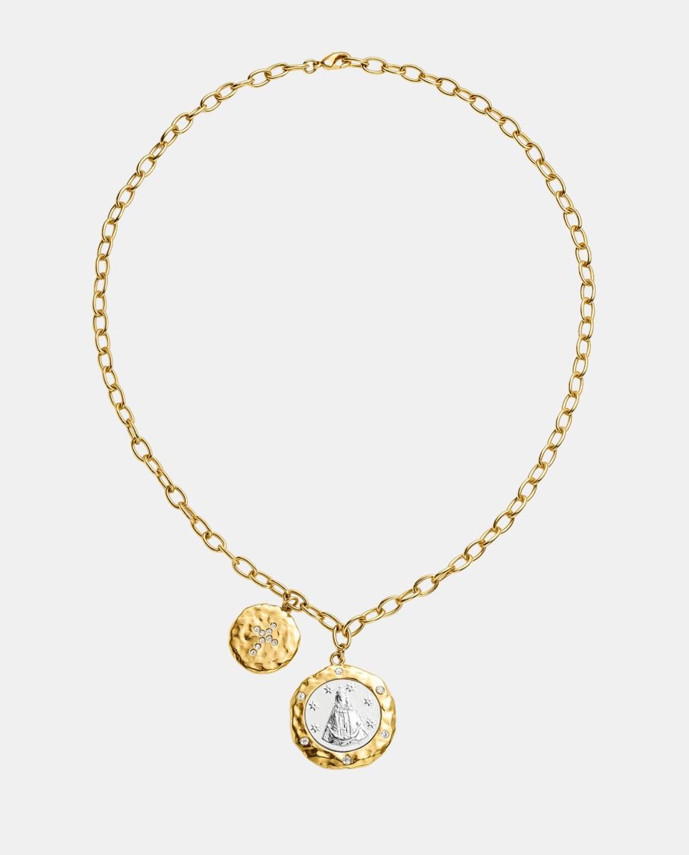 Collar Le Chateau y cristal checo - Dosprimeras - Dorado Dorado-1