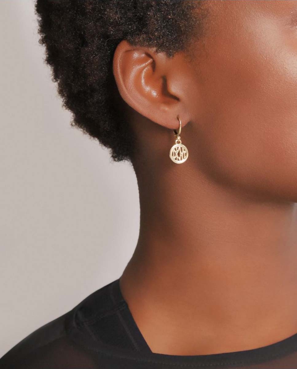 Pendientes Core con circonita - DKNY - Blanco Blanco-2