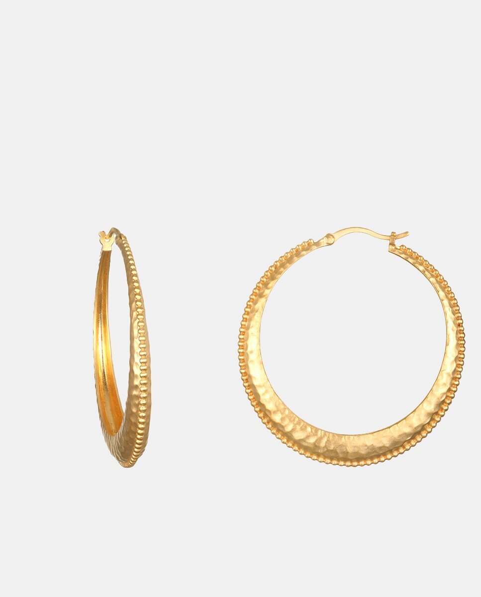 Pendientes de aro Classics dorados - Satya Jewelry - Oro Oro-1