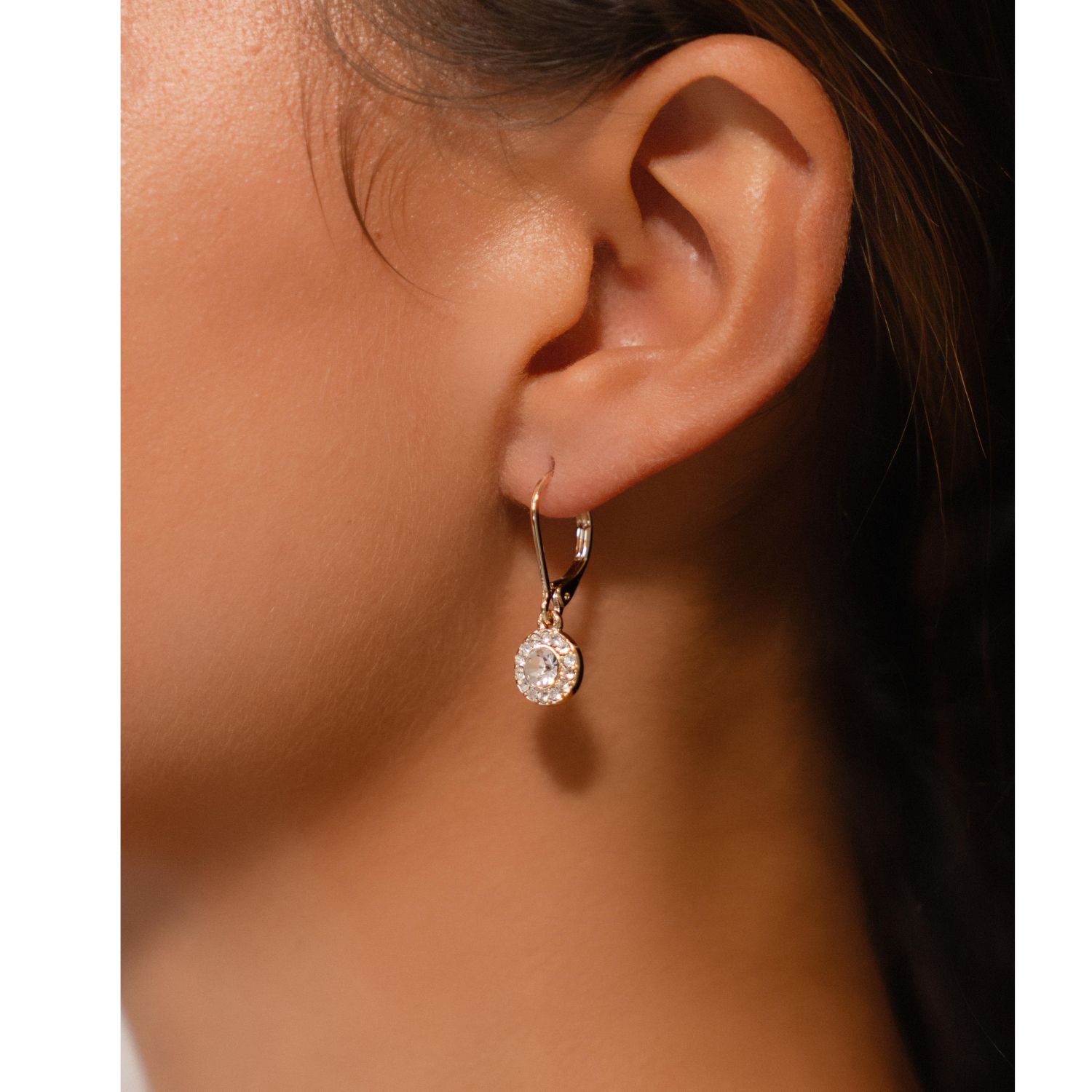 Imagen 2 de Pendientes Elisabetta con cristal - Lauren Ralph Lauren - Blanco Blanco