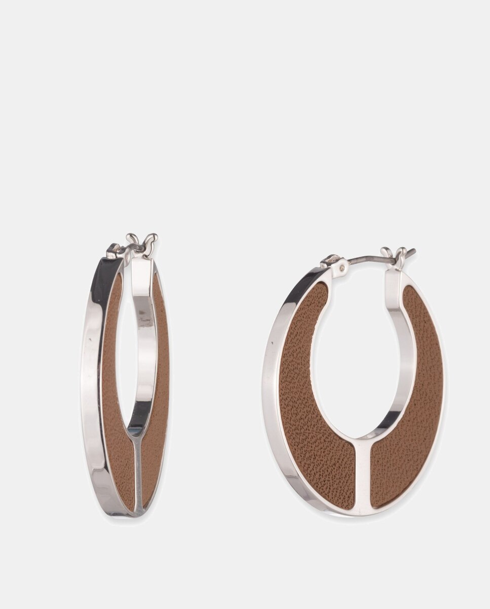 Pendientes de aro Heritage marrones - Lauren Ralph Lauren - Marrón Marrón-1