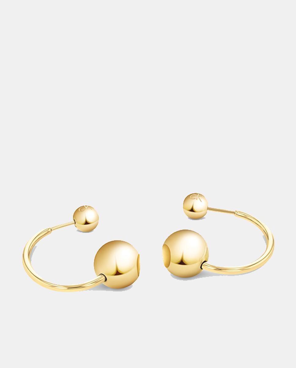 Pendientes Sculptural Bubbles de acero y circonita - Calvin Klein - Blanco Blanco-3
