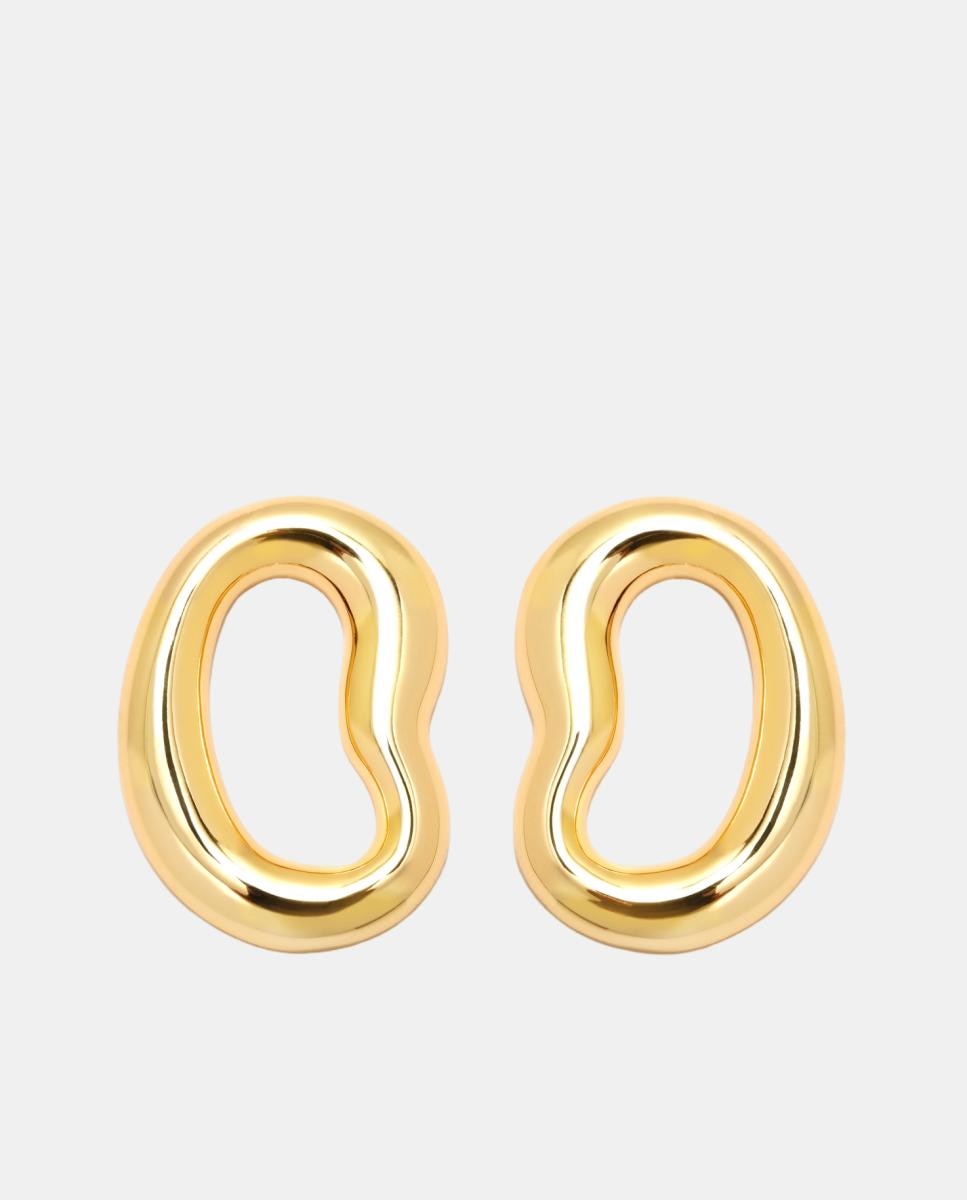 Imagen 1 de Pendientes Carlota de latón dorado Dorado