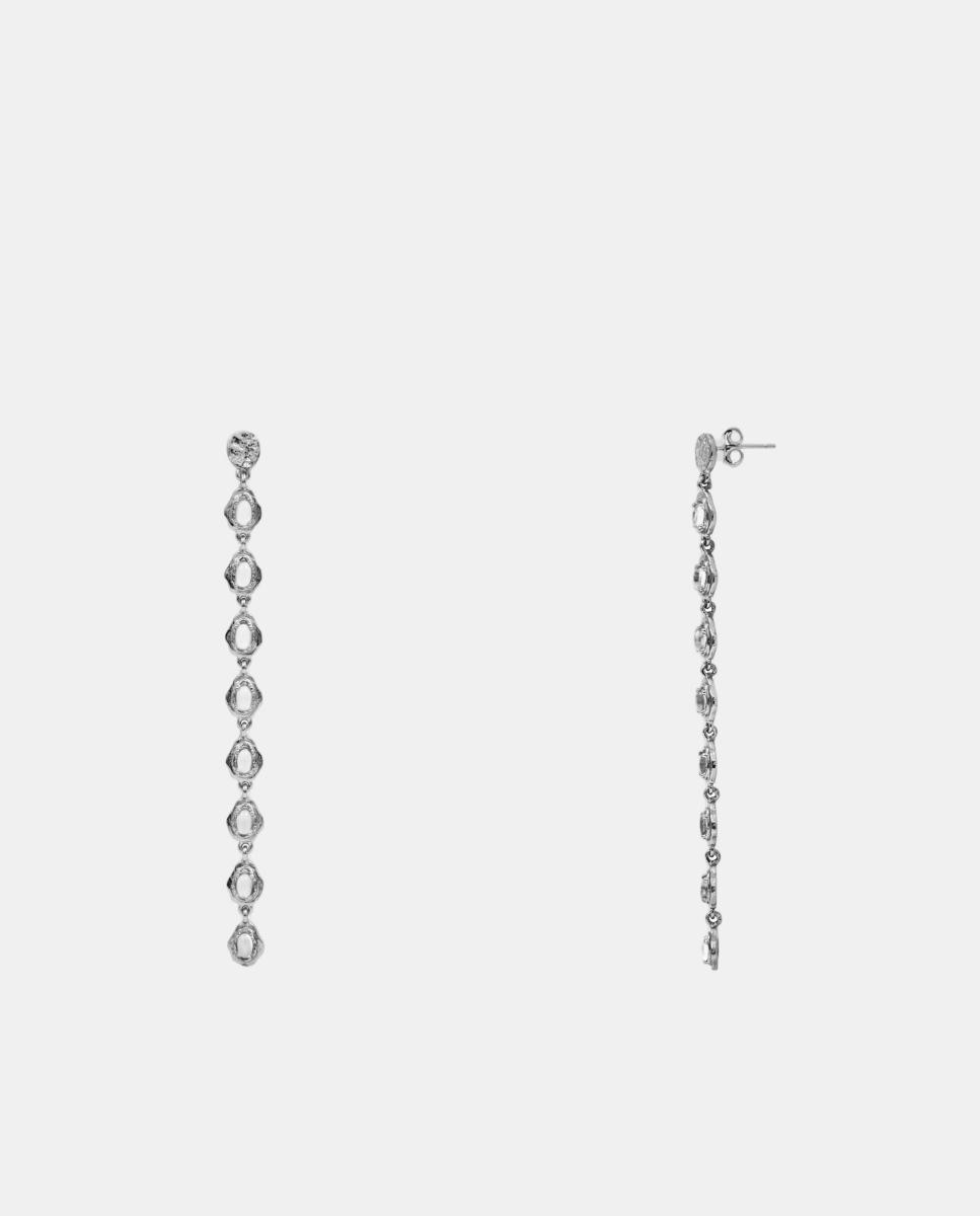 Imagen 0 de Pendientes Sublime Plateados con circonitas Blanco