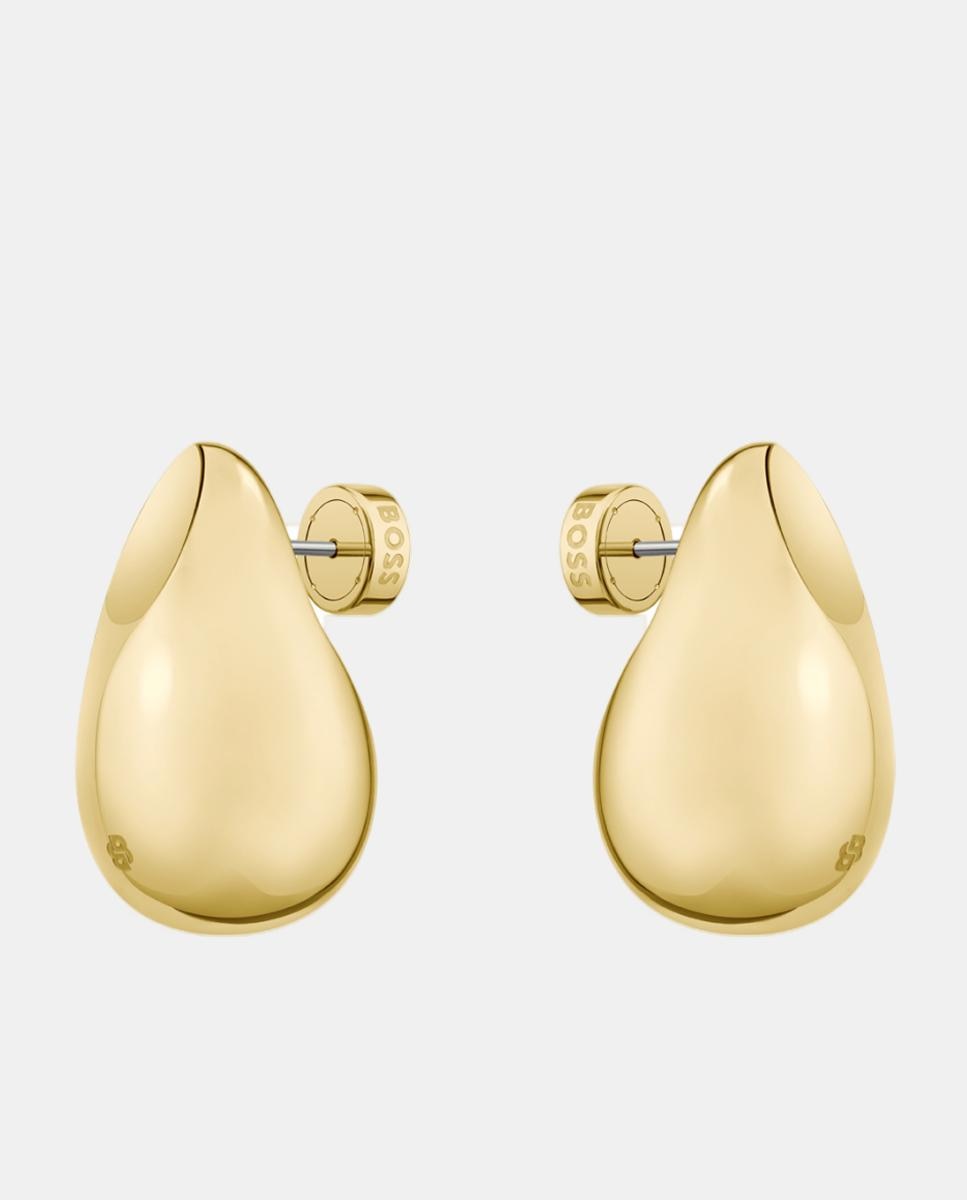 Imagen 0 de Pendientes Selena Statement de acero dorado Dorado