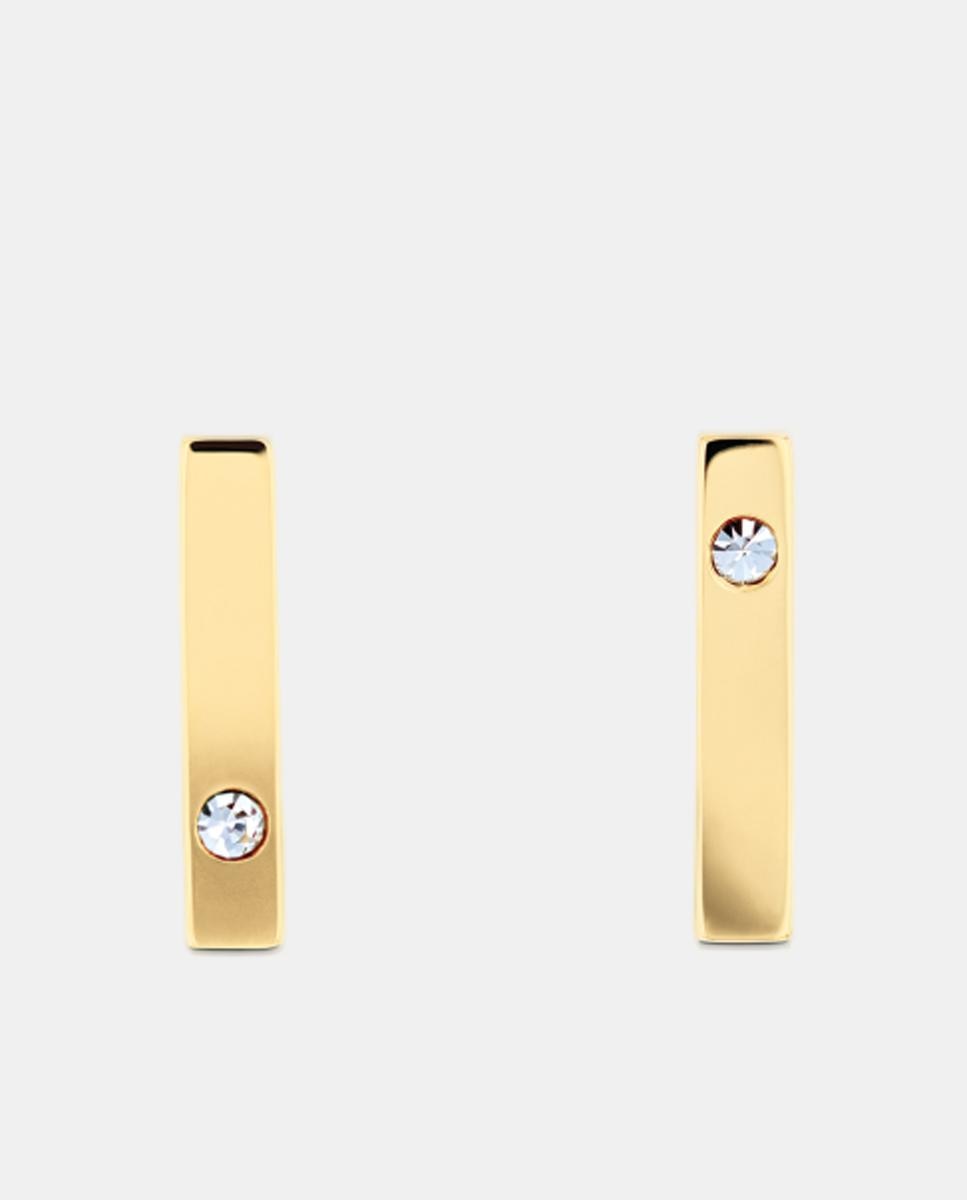 Brincos Pure Essentials de aço dourado Dourado-3