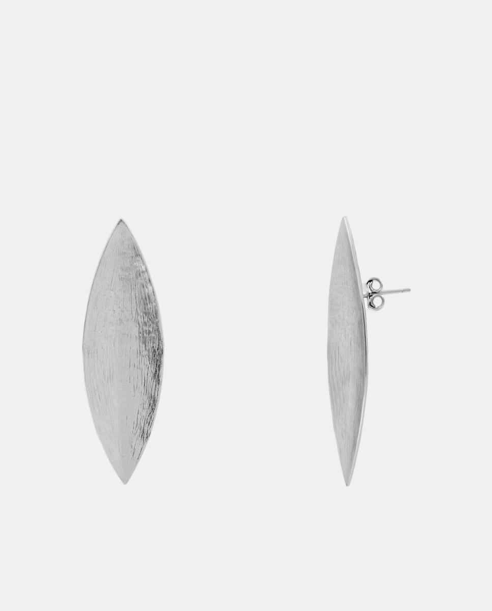 Imagen 0 de Pendientes Berry Hoja plateados Plateado