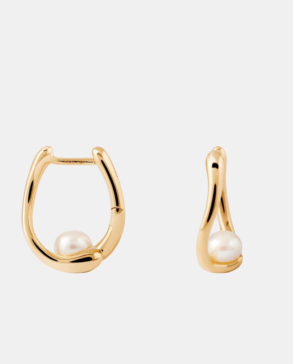 PDPAOLA - Pendientes de aro The Moment.