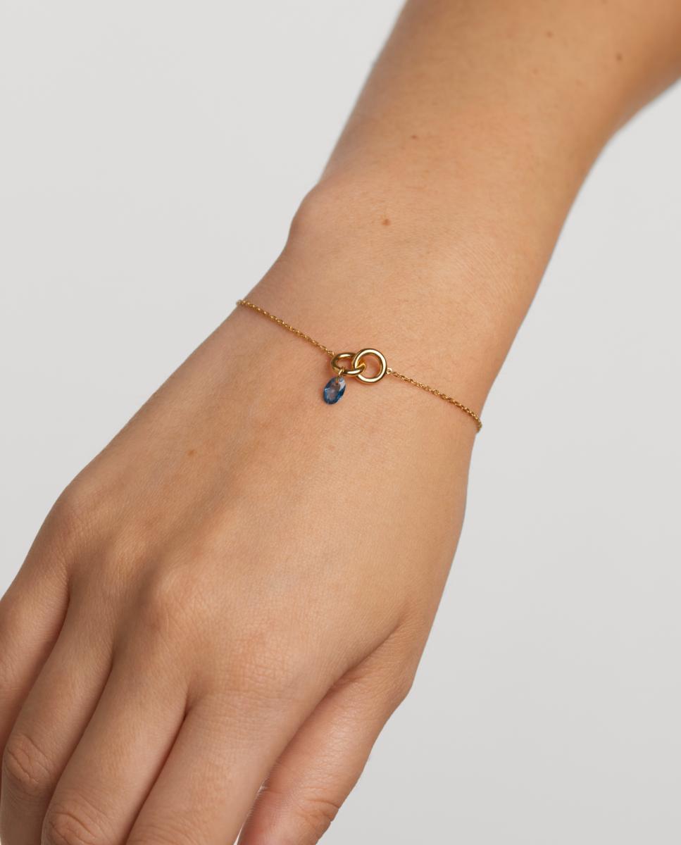 Pulsera Color con circonita - PDPAOLA - Azul claro Azul claro-3