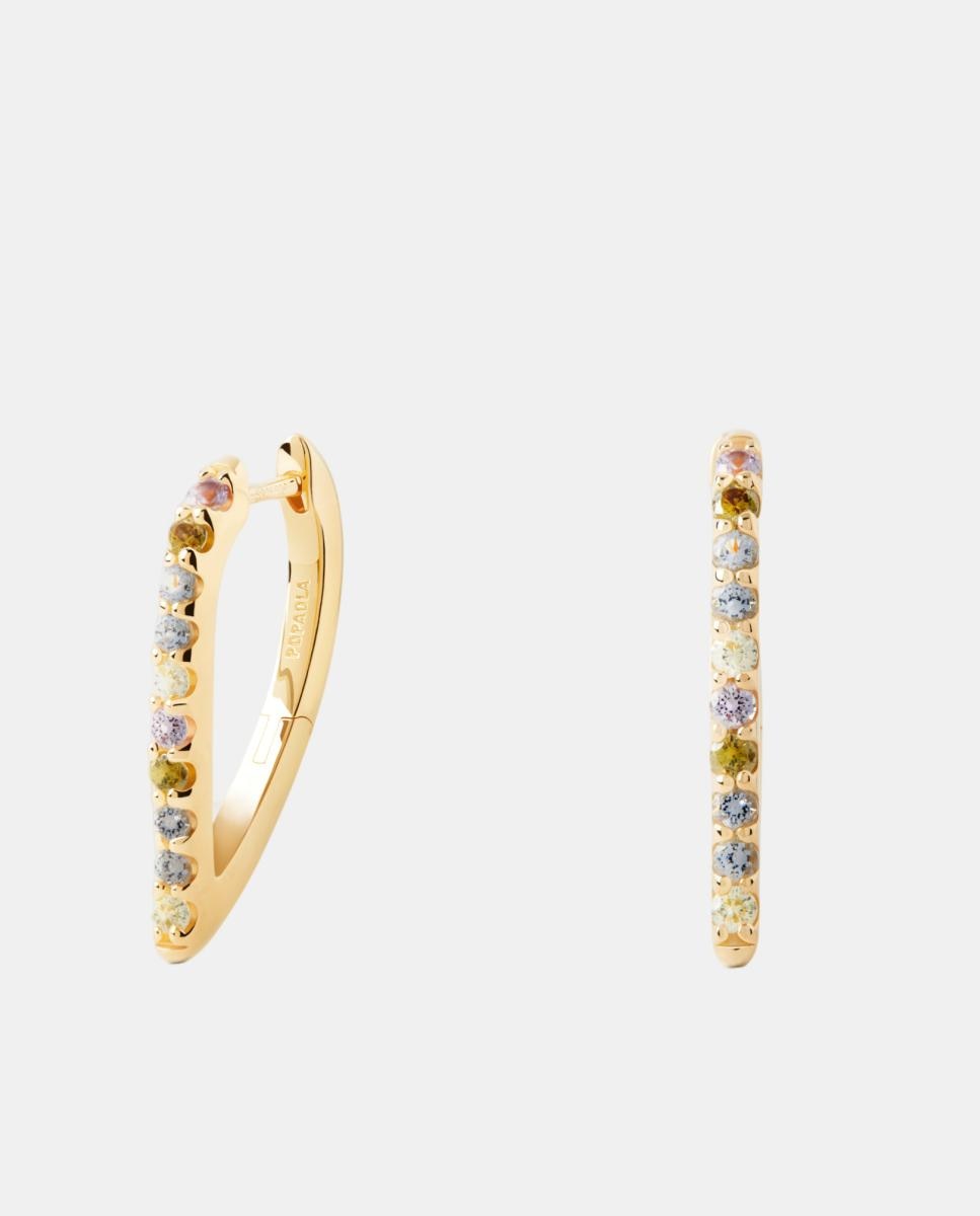 PDPAOLA - Pendientes Essentials con circonita.