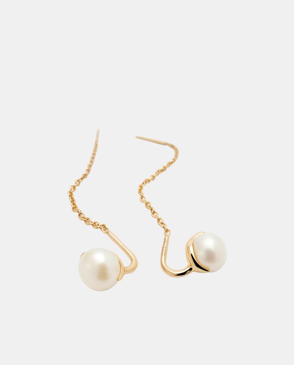 Pendientes The Moment con perla - PDPAOLA - Blanco Blanco-2