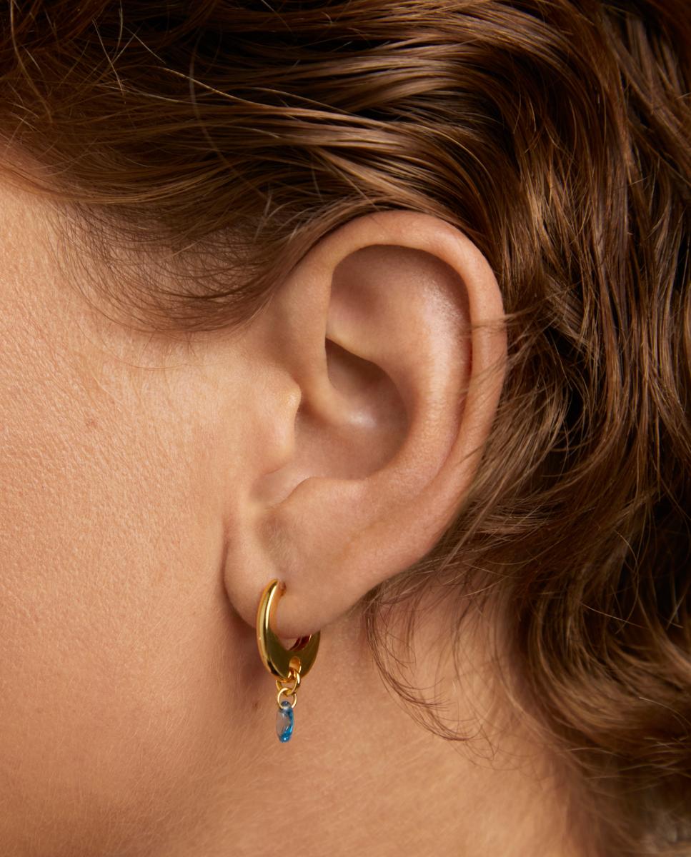 Pendientes Color con circonita - PDPAOLA - Azul Azul-3