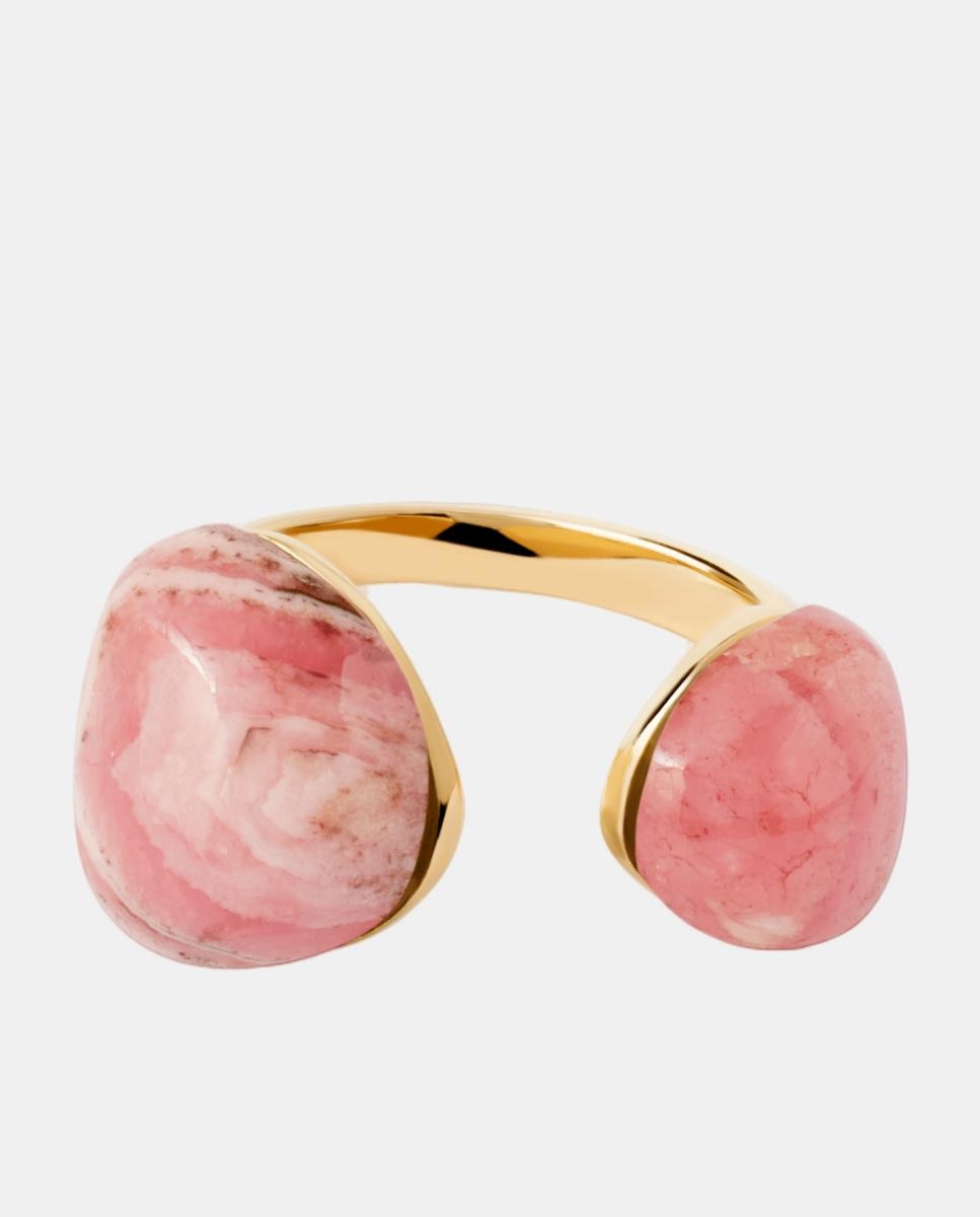Anillo The Moment con rodocrosita - PDPAOLA - Rosa Rosa-2