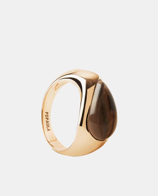 Anillo sello The Moment con cuarzo