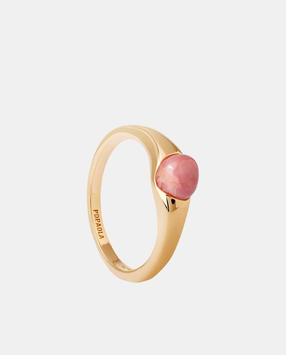 PDPAOLA - Anillo The Moment con rodocrosita.