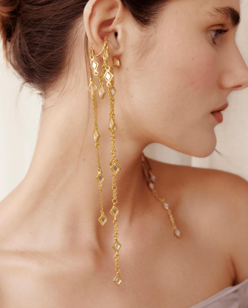 Imagen 4 de Pendiente ava oro - SACH Atelier - Dorado Dorado