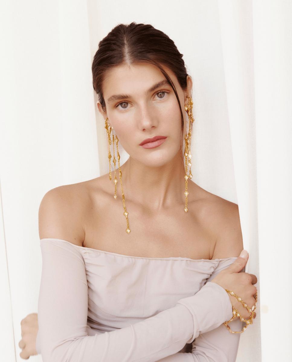 Imagen 7 de Pendiente ava oro - SACH Atelier - Dorado Dorado
