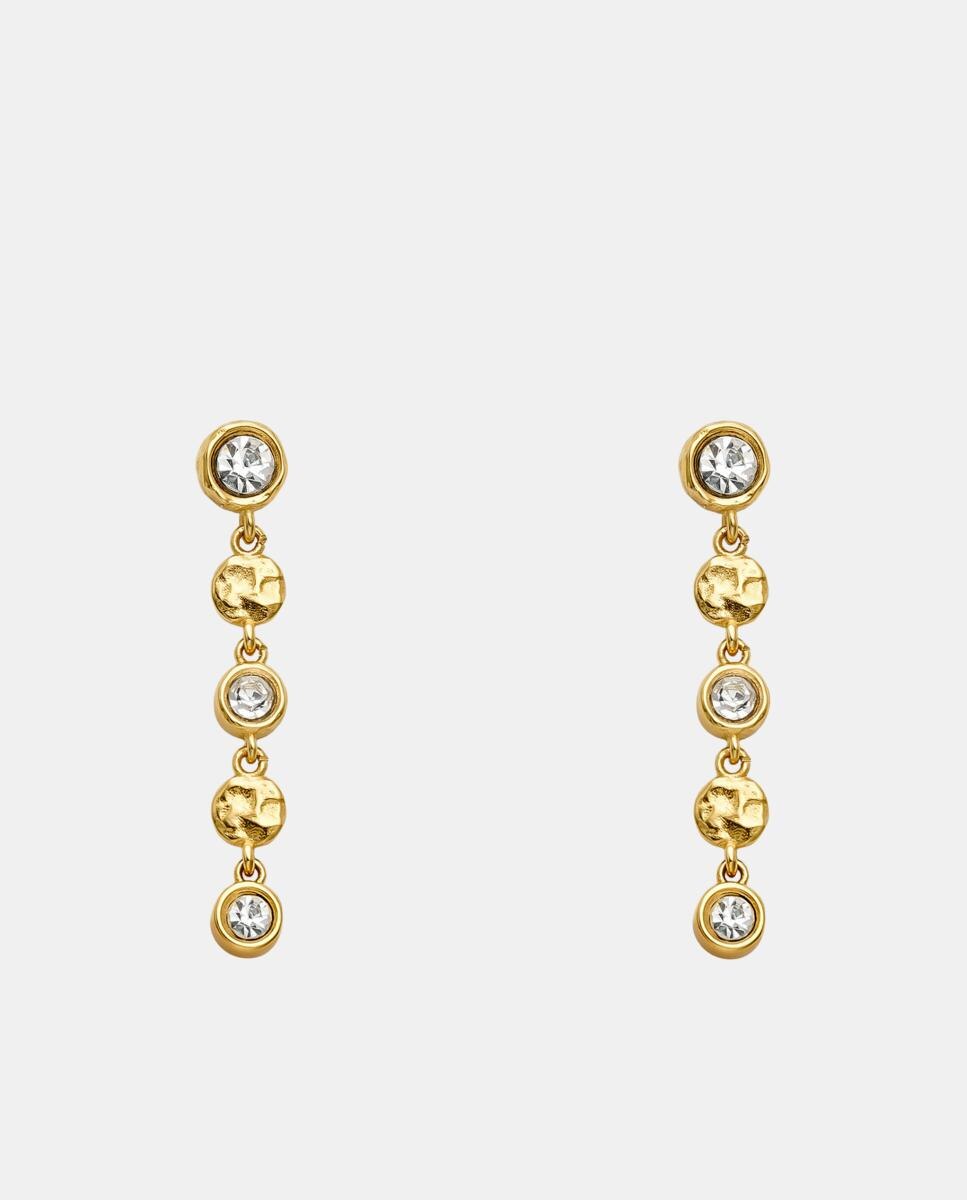 Imagen 0 de Pendientes Cala dorado con cristal checo Dorado