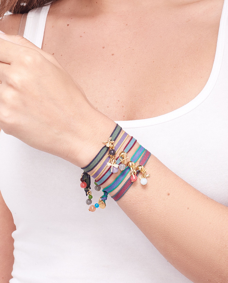 Pulsera Émolo Rayas azul vintage Multicolor Multicolor-2