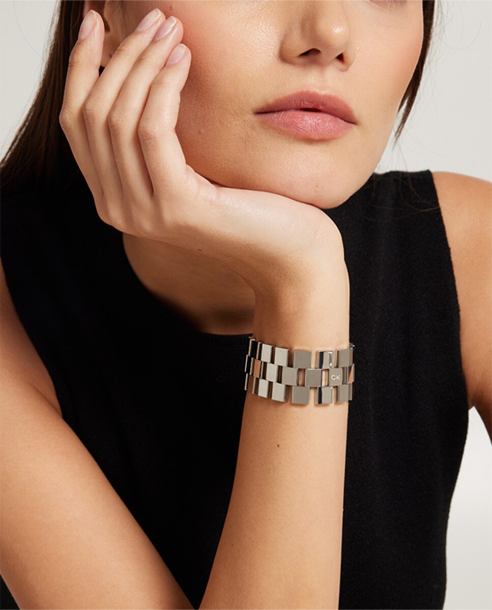 Pulsera eslabones de acero - Calvin Klein - Plata Plata-2