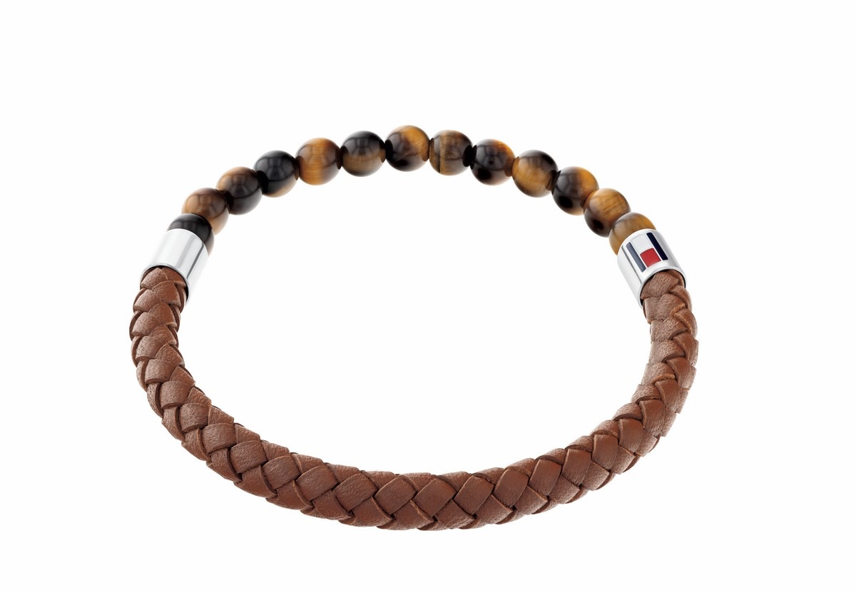 Imagem 0 de Pulseira Olho-de-Tigre e Pele Castanha