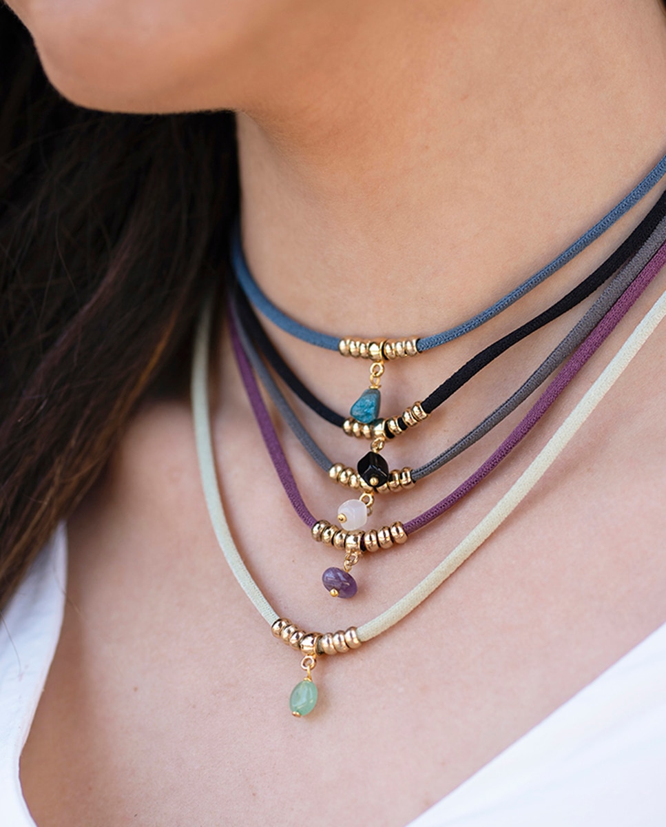 Collar Due Poderes de amatista - ÉMOLO - Morado Morado-2
