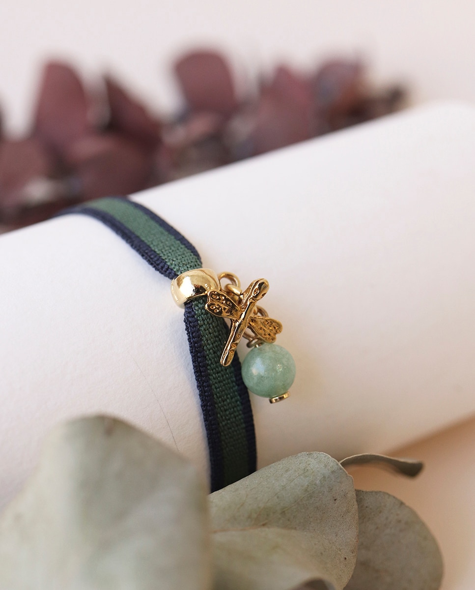 Pulsera Esenciales con Libélula - ÉMOLO - Azul Azul-2