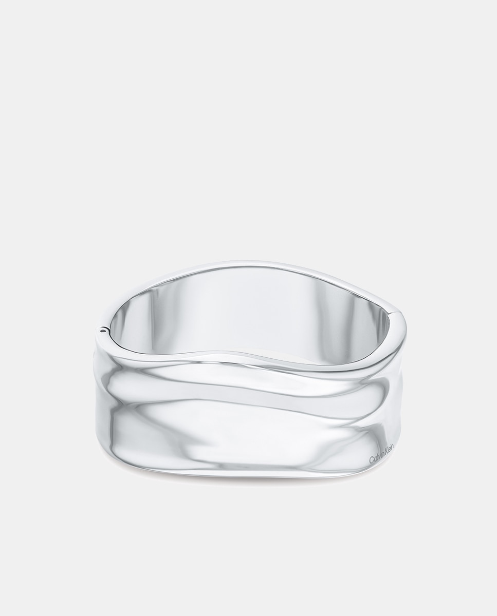Pulseira Elemental de Aço Prata-1