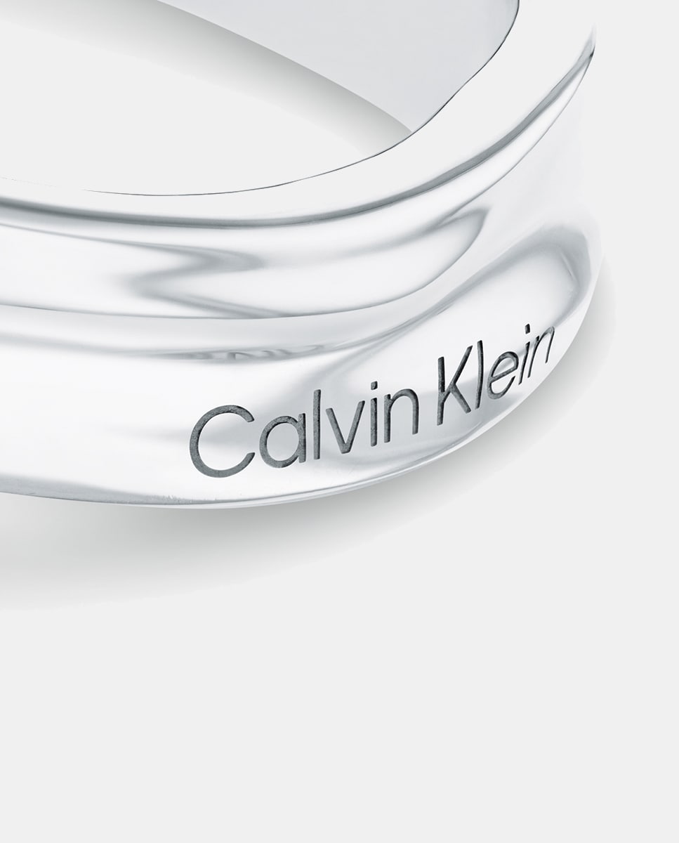 Pulsera Elemental de acero Plateado-3