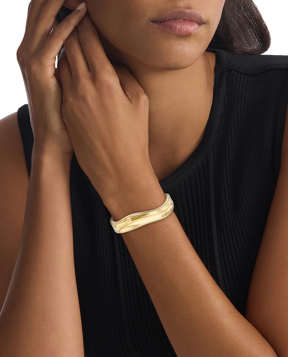 Pulseira Elemental de Aço - Dourado Dourado-2
