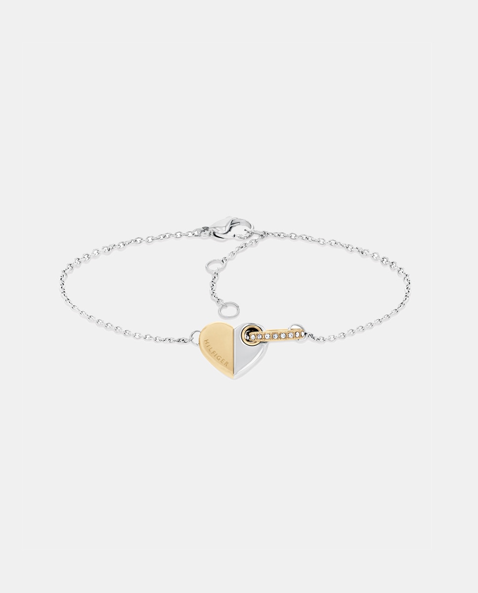 Imagen 0 de Pulsera Love Family de acero bicolor Multicolor