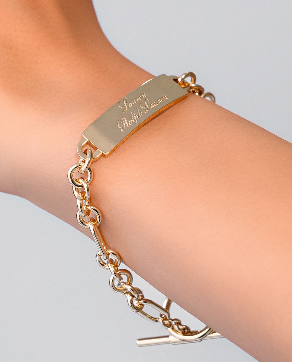Pulsera Archer dorada con logo - Lauren Ralph Lauren - Oro Oro-2