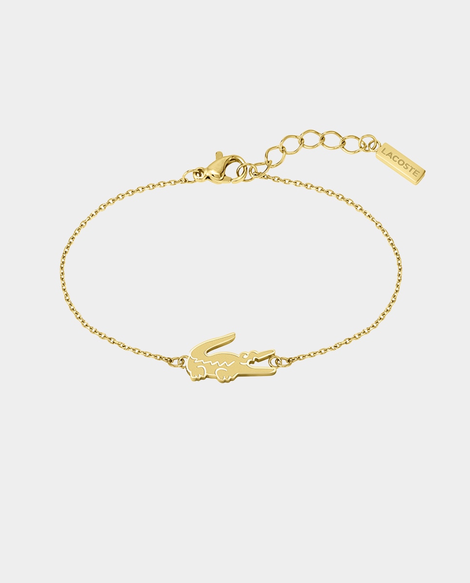 Pulsera Crocodile de acero dorado - Lacoste - Oro Oro-1
