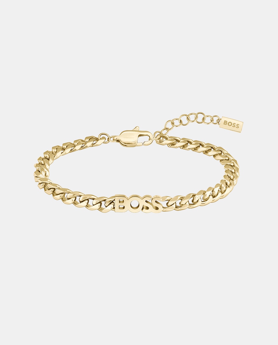 Boss - Pulsera Kassy for Her de acero dorado.