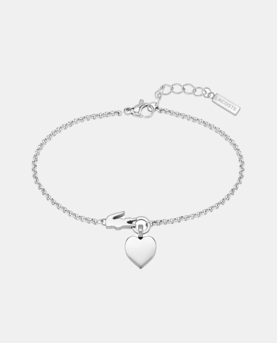 Pulsera Love My Croc de acero - Lacoste - Plata Plata-1