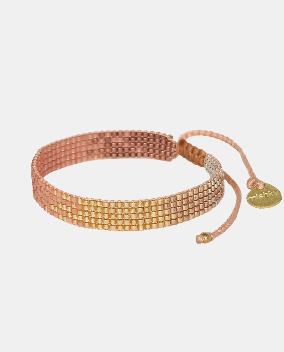 Pulsera Basics Miyuki Rosa Rosa Mishky Rosa-1