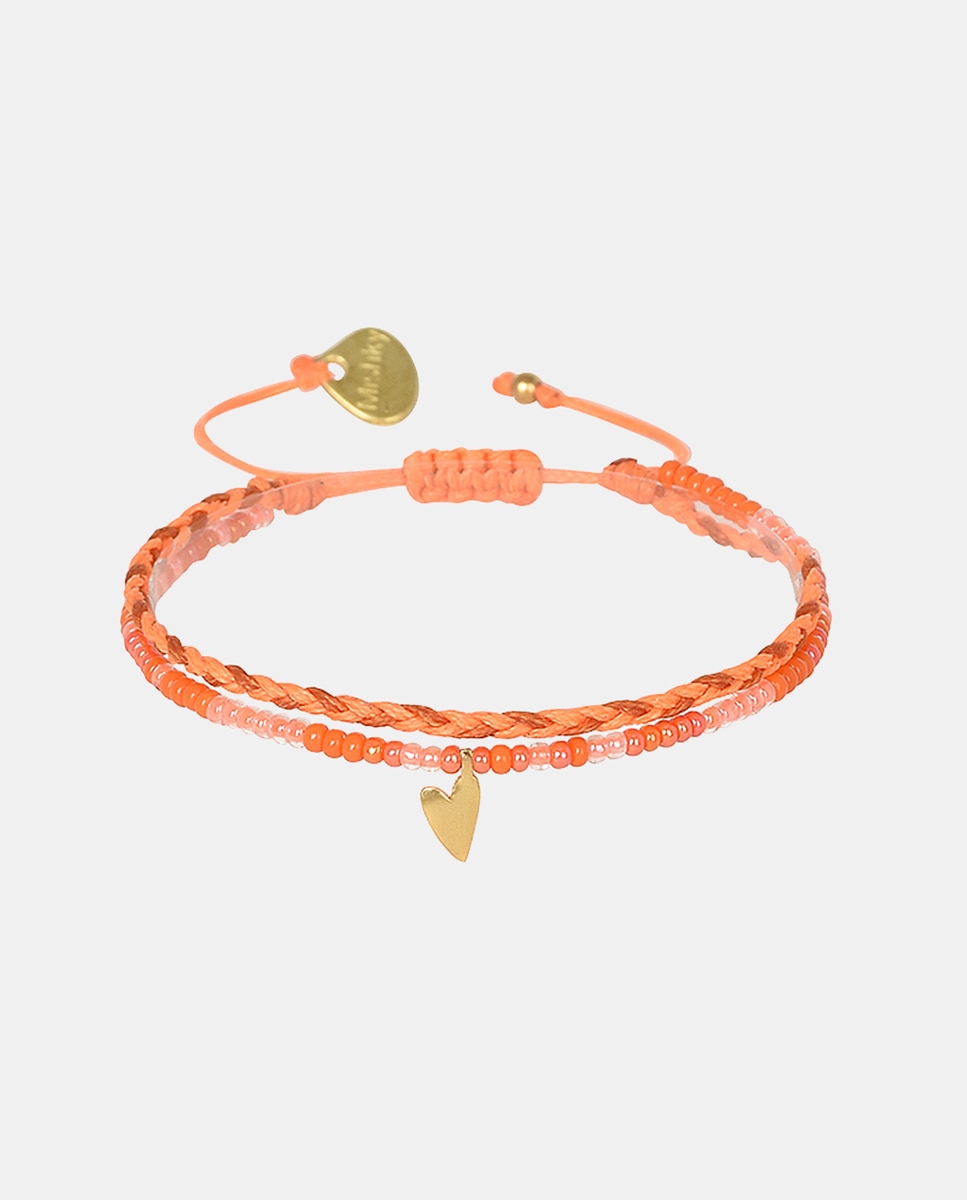 Imagen 0 de Pulsera Love Miyuki naranja Naranja