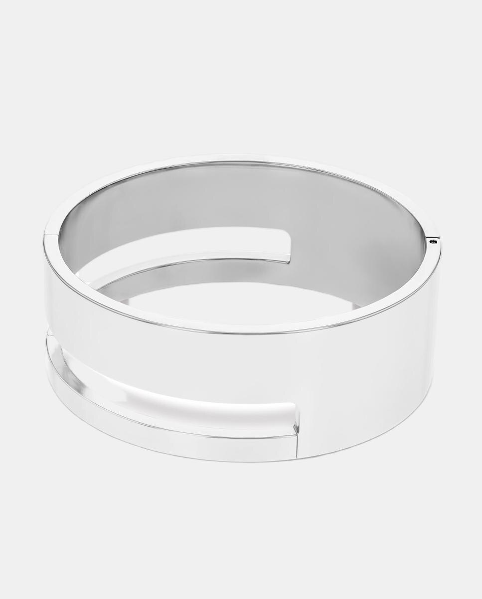 Pulseira Geometric de Aço Prateado-2