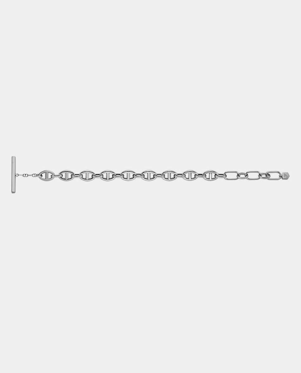 Pulseira Heritage D-Link de Aço Prata-2